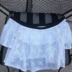 Off the shoulder crop top